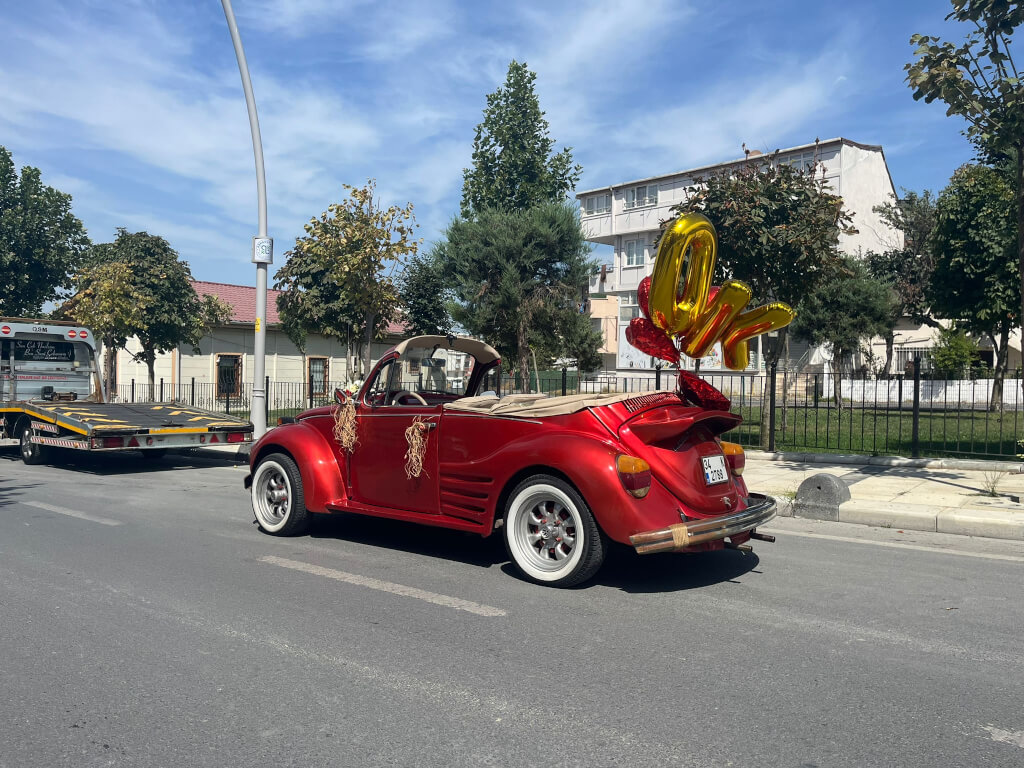 düğün arabası kiralama fiyatları romantik gelin arabası 